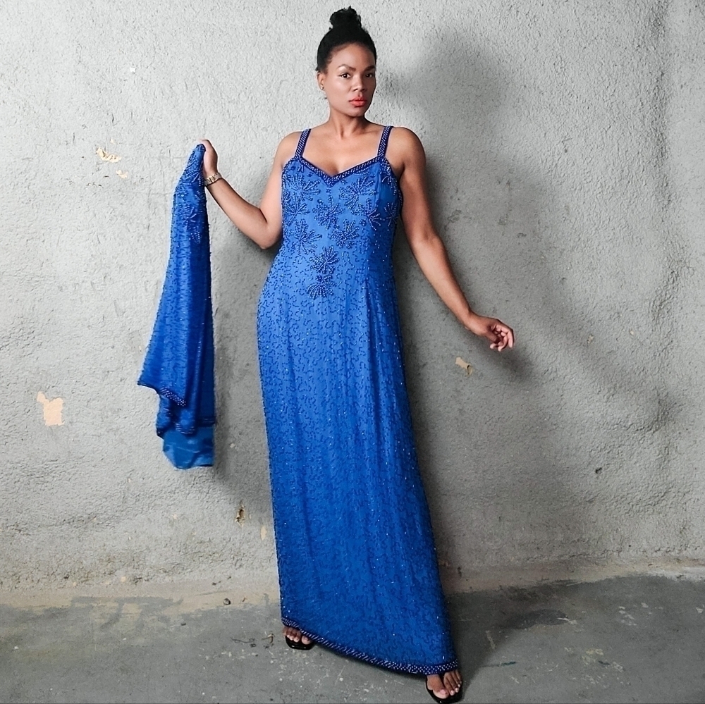 Vintage 2 Piece Silk Set, fits 12